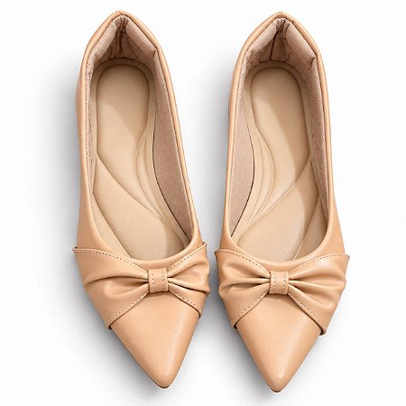 Sapatilha Bico Fino Catarina Nude