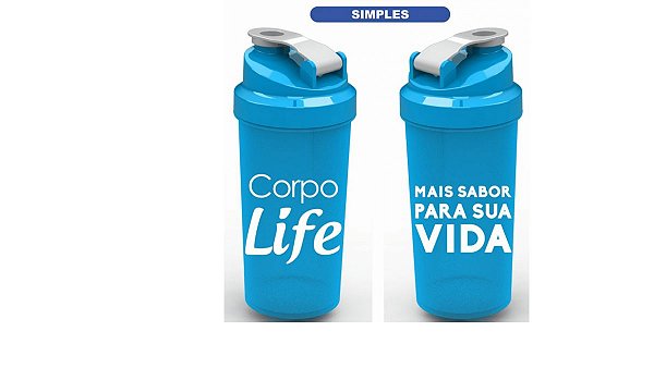 Coqueteleira 600ml - Corpo life