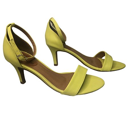 Sandália Salto Fino Social Preto Usaflex - Shopping do Calçado