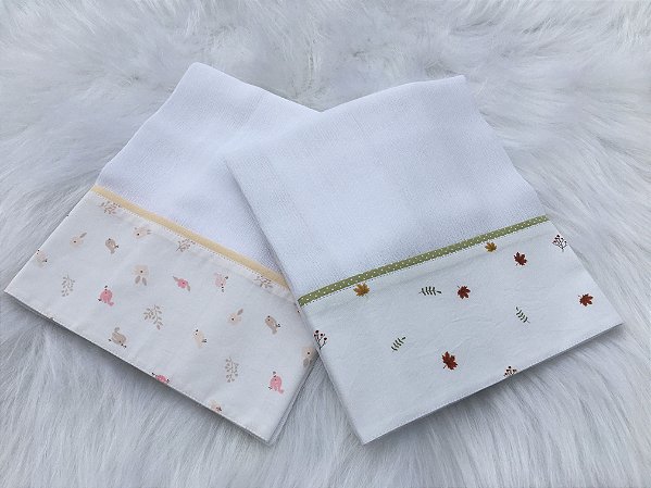 kit de fralda clássica 2 peças cores sortidas