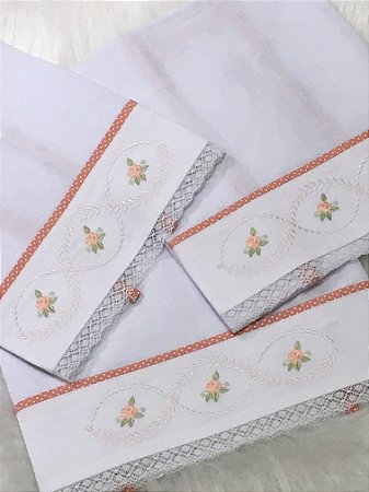 KIt de Fraldas para Meninas com 3 peças