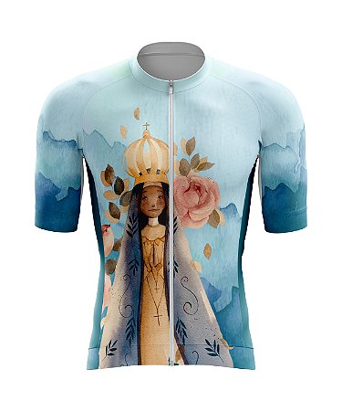 Camisa ciclismo Nossa Senhora Aparecida  - AZUL
