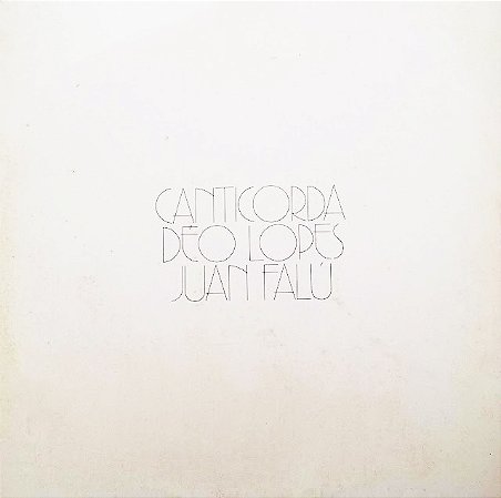 DÉO LOPES - CANTICORDA- LP