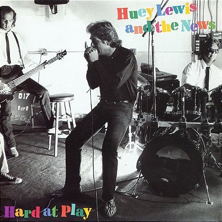 HUEY LEWIS & THE NEWS - HARD AT PLAY- LP