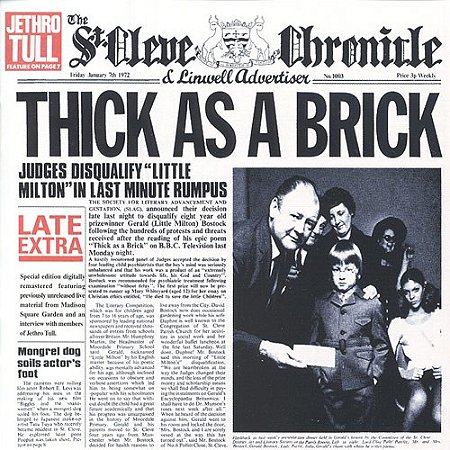 JETHRO TULL - THICK AS A BRICK CAPA DUPLA- LP