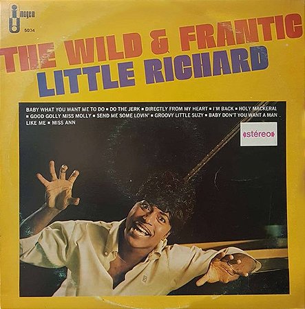 LITTLE RICHARD - THE WILD & FRANTIC- LP