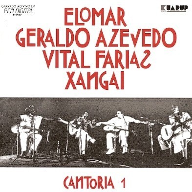 ELOMAR, GERALDO AZEVEDO, VITAL FARIAS, XANGAI - CANTORIA- LP