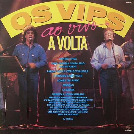OS VIPS - A VOLTA AO VIVO- LP