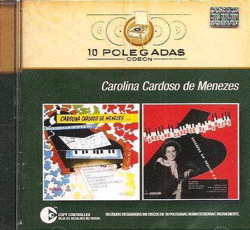 CAROLINA CARDOSO DE MENEZES - SUCESSOS EM DESFILE Nº1 1954 E Nº2 1954 - CD