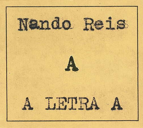 NANDO REIS - A LETRA A - CD