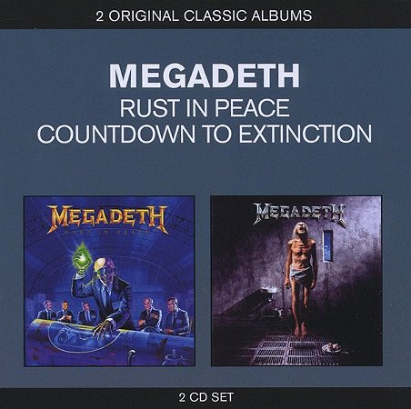 MEGADETH - RUST IN PEACE / COUNTDOWN TO EXTINCTION - CD