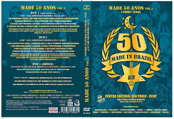 MADE IN BRAZIL - MADE 50 ANOS VOL.2 - DVD