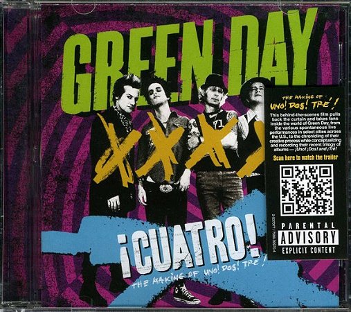 GREEN DAY - CUATRO! THE MAKING OF UNO! DOS! TRÉ! - DVD
