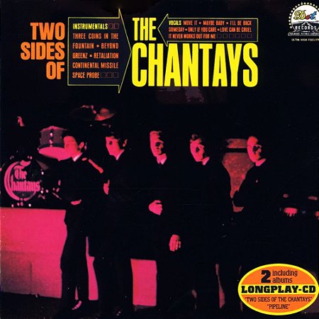 THE CHANTAYS - TWO SIDES OF CHANTAYS - PIPELINE - CD