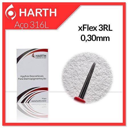 Lâminas Harth xFlex Circular 3RL - 0,30mm - 10 peças
