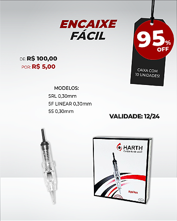 Agulhas Encaixe Fácil 5S 0,30 - Caixa 10 peças - Anvisa (validade: 12/24)