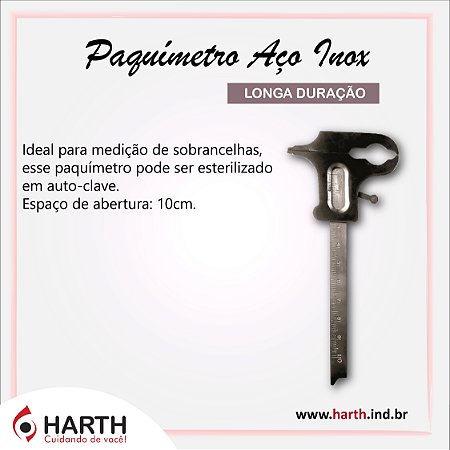 Paquímetro Aço Inox