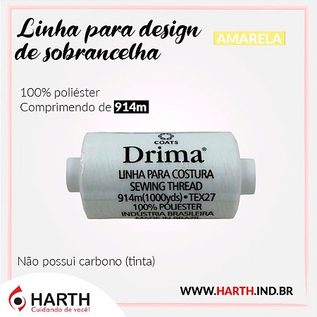Linha Para Design de Sobrancelhas Amarelo