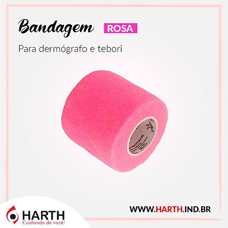 Bandagem Rosa Pink 5CM x 4.5M