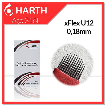 Lâminas Harth xFlex U12 - 0,18mm - 10 peças (VALIDADE: 12/25)