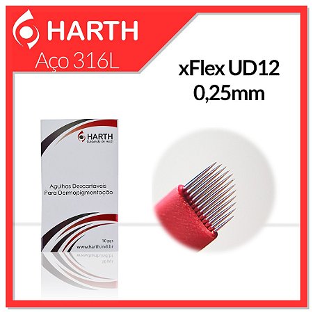 Lâminas Harth XFlex UD12 - 0,25mm - 10 peças