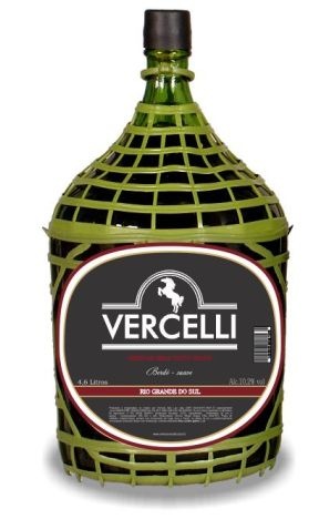 Vinho de Mesa Vercelli Tinto Suave Bordô 4,6L