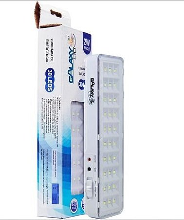 LUMINARIA DE EMERGENCIA 02W 30 LEDS 1750 GALAXY