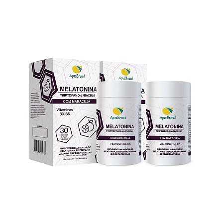 Melatonina + Triptofano + Niacina - Compre 2 e leve 3