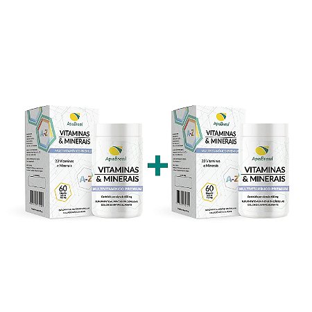 Polivitaminico A&Z Premium - 60 cápulas - COMPRE UM E GANHE OUTRO