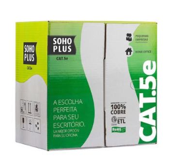 Cabo de Rede UTP CAT5e Azul Furukawa - 305 metros