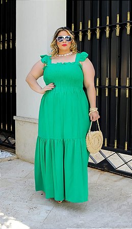 Vestido Longo Fabiana - Pus Size