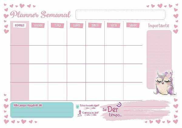 Planner Semanal