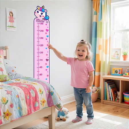 Régua Crescimento Personalizada com nome