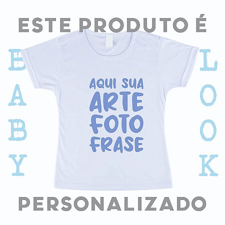 Camiseta Baby Look Branca