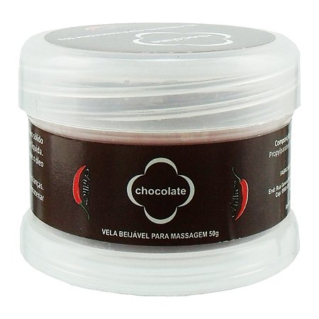 VELA BEIJÁVEL PARA MASSAGEM CHOCOLATE CHILLIES 50G