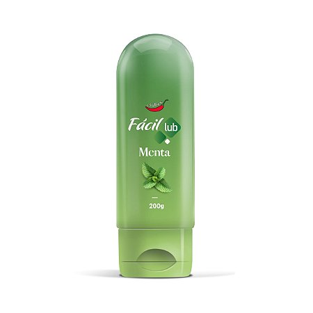 FÁCIL LUB GÉL LUBRIFICANTE BEIJÁVEL 200G MENTA