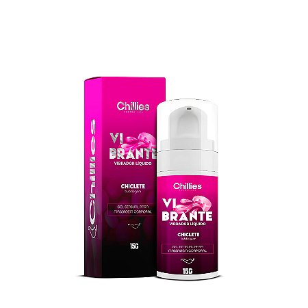 Vibrador Líquido Vibrante Chiclete 15G