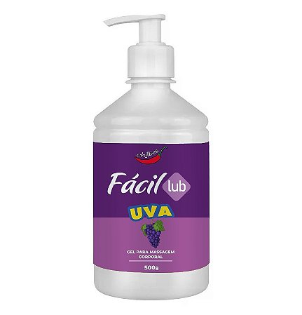 FÁCIL LUB 500G GÉL LUBRIFICANTE UVA