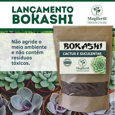 Bokashi 500g Cactos e Suculenta - Gold Plant