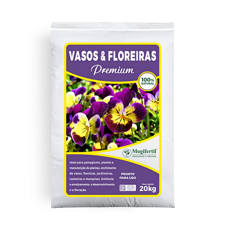 Substrato Vasos E Floreiras Premium Orgânico