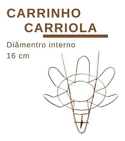 Suporte Mesa Para Vaso Carriola Margarida