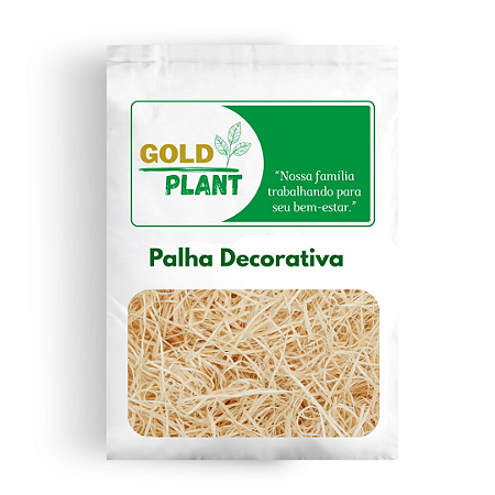 PALHA MADEIRA NATURAL DECORATIVA CESTAS PRESENTE PASCOA NATAL 30 GRAMAS