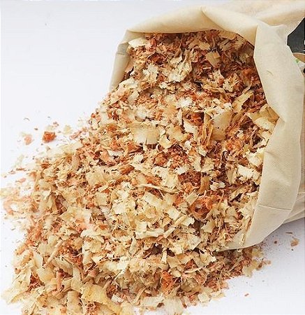 Serragem Madeira Natural Minhocario Composteira Forragem 100g