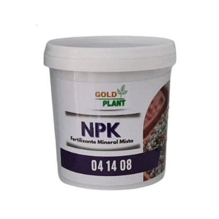 Adubo NPK 04-14-08 Plantas Crescimento Floração 400g Gold Plant
