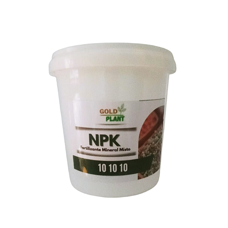 Adubo NPK 10-10-10 Crescimento Manutenção Plantas (12potesx400g) Gold Plant