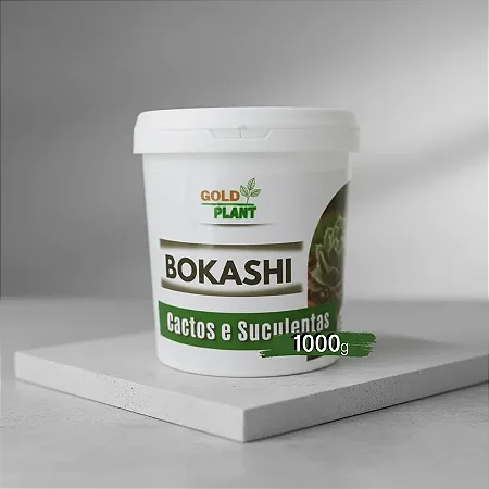 Bokashi Cactos e Suculentas Adubo Orgânico Plantas (6potesx1000g) Gold Plant