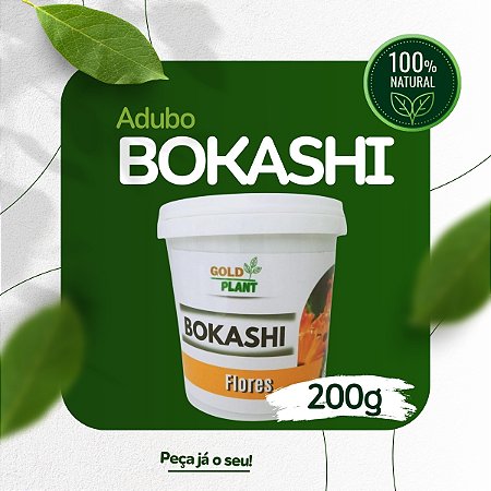 Bokashi Flores Adubo Orgânico Crescimento e Floração (12potesx200g) Gold Plant