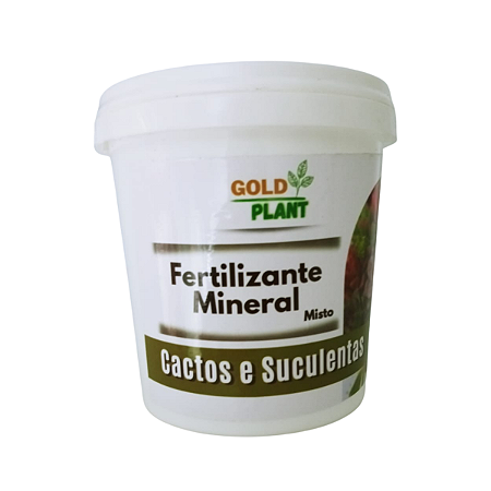 Adubo Cactos e Suculentas Fertilizante Crescimento (12potesx400g) Gold Plant