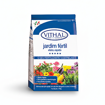 Fertilizante Granulado - Efeito Rápido (12x1kg) Vithal