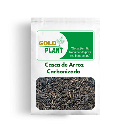 Casca Palha de Arroz Carbonizada para Jardinagem